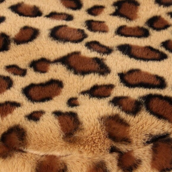 Women\'s Leopard Faux Fur Hats Fluffy Bucket Hat Russian Style for Winter main image 5